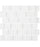 Full Sheet Sample - Metro Blend Thassos Green Irregular Stacked Natural Stone Mosaic - 12" x 12" Honed