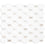 Full Sheet Sample - Metro Blend Thassos Skyline Dot Octagon Natural Stone Mosaic - 11" x 12" Honed
