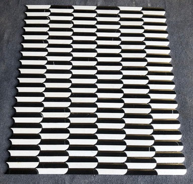 Thassos / Nero Marquina / Brass Marble & Brass Polished 2