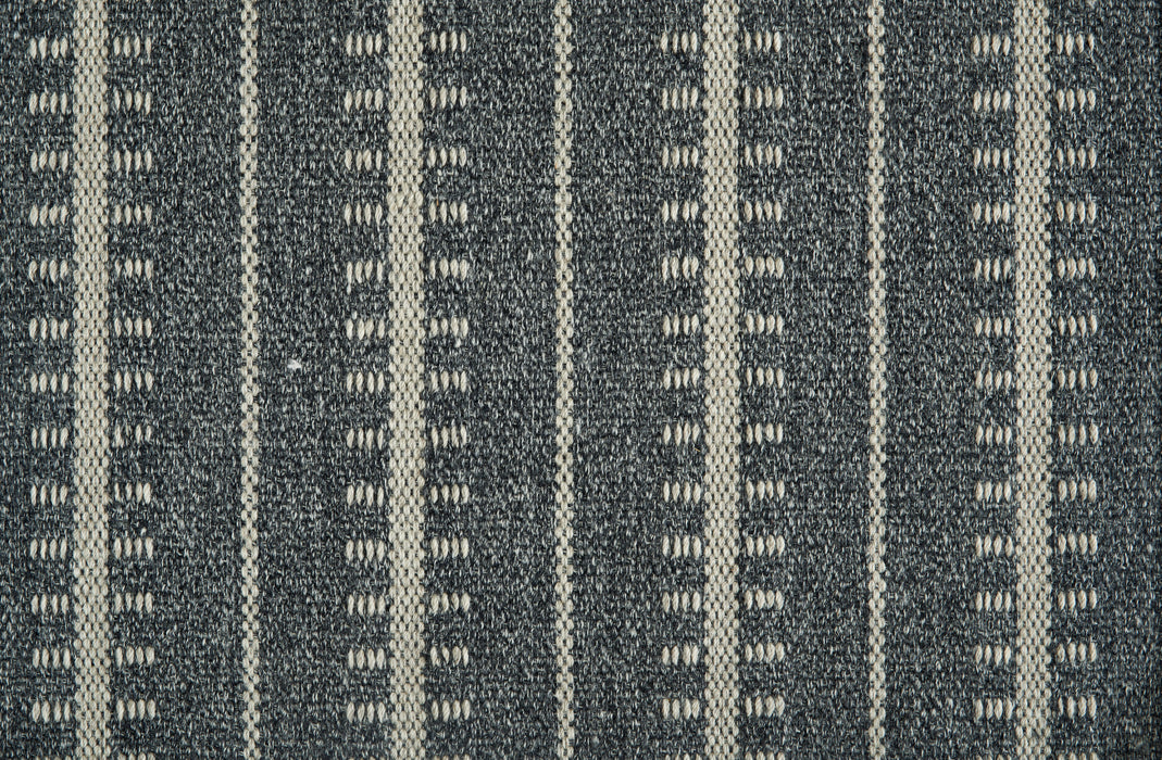 Ticking Stripe Wool Midnight 31994 Carpet Pattern 1