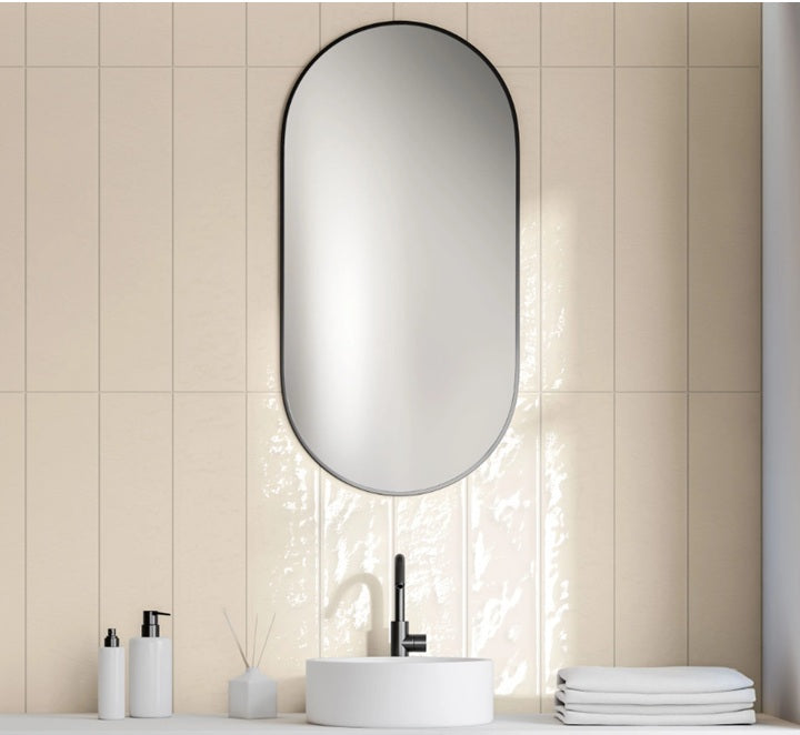 Playful Porcelain Almond Tile Glossy 3