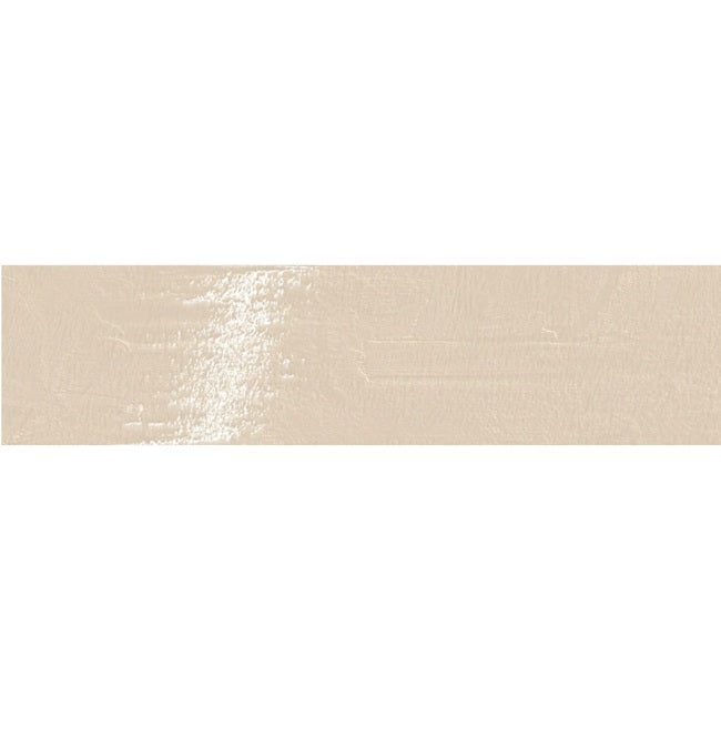 Full Tile Sample - Chromatova Oat Porcelain Tile - 3" x 24" x 8 MM Glossy