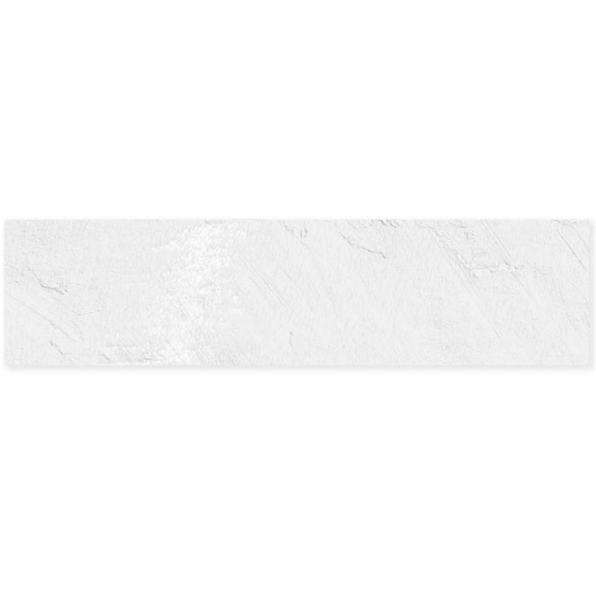 Full Tile Sample - Chromatova Glacial Porcelain Tile - 3" x 24" x 8 MM Glossy