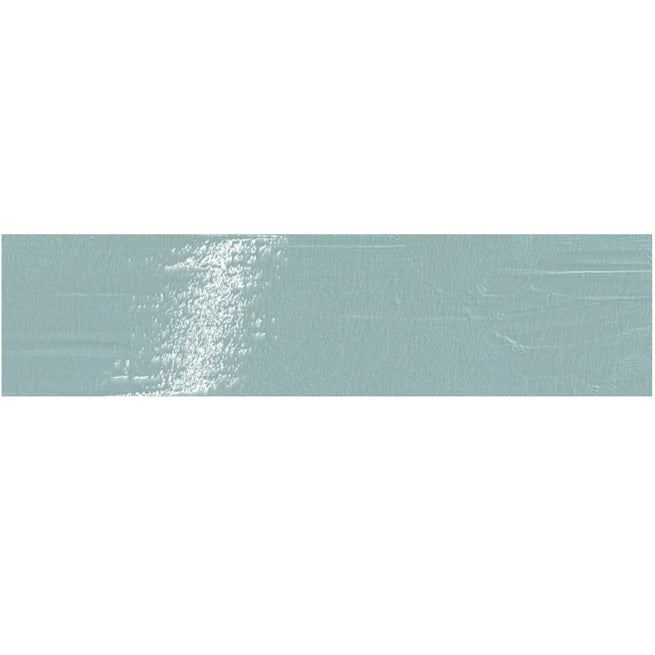 Full Tile Sample - Chromatova Cobalt Porcelain Tile - 6" x 24" x 8 MM Glossy