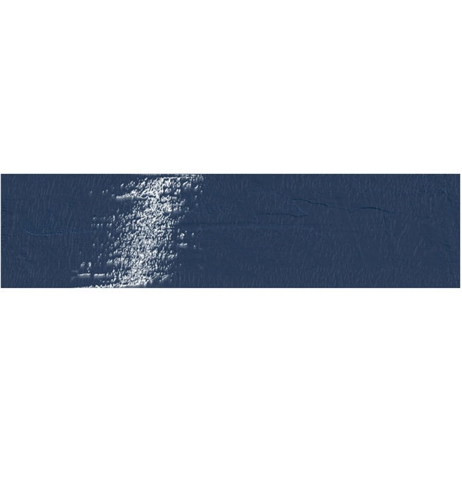 Full Tile Sample - Chromatova Indigo Hue Porcelain Tile - 3" x 24" x 8 MM Glossy