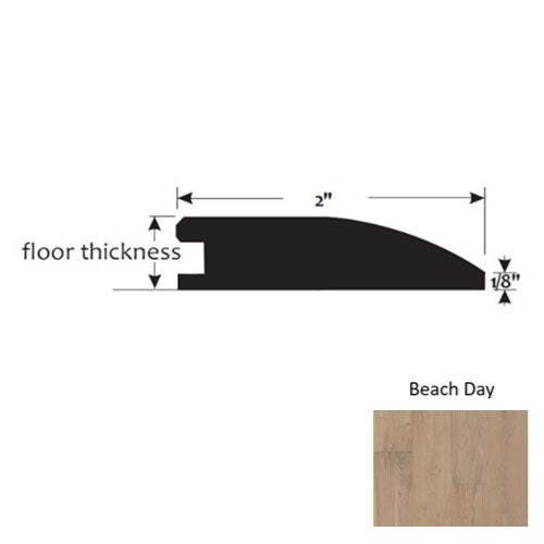 Gold Wood Beach Day Flush Reducer Urethane & Aluminum Oxide 1