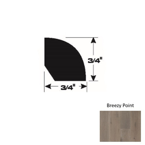 Gold Wood Breezy Point Quarter Round Urethane & Aluminum Oxide 1