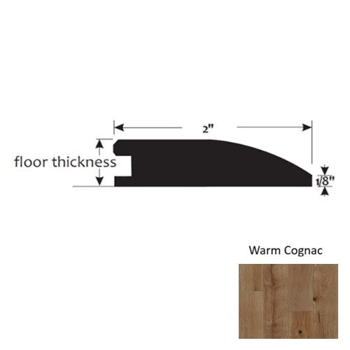 Gold Wood Warm Cognac Flush Reducer Urethane & Aluminum Oxide 1