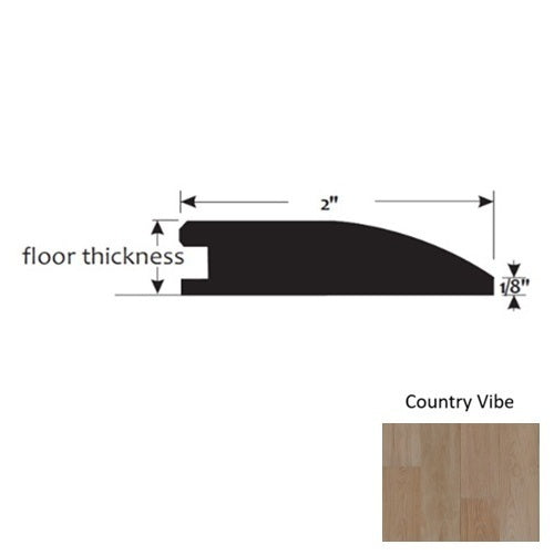 Platinum Wood Country Vibe Flush Reducer Urethane & Aluminum Oxide 1