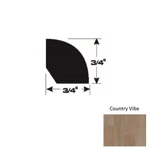 Platinum Wood Country Vibe Quarter Round Urethane & Aluminum Oxide 1