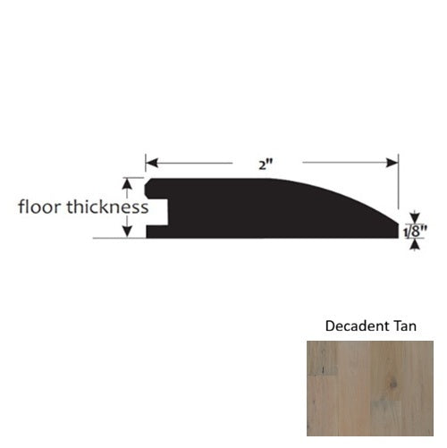 Platinum Wood Decadent Tan Quarter Round Urethane & Aluminum Oxide 1