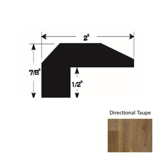 Platinum Wood Directional Taupe Threshold Urethane & Aluminum Oxide 1
