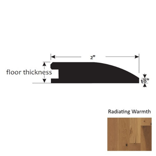 Silver Wood Radiating  Warmth Flush Reducer Urethane & Aluminum Oxide 1
