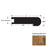 Silver Wood Radiating  Warmth Flush Stair Nose Urethane & Aluminum Oxide 1
