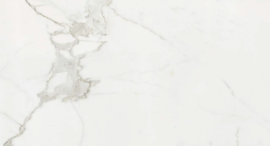 Full Tile Sample - Timeless Calacatta Porcelain Tile - 24" x 48" x 3/8" Honed