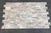 Titanium Travertine Ledgestone - Natural Cleft Face, Gauged Back