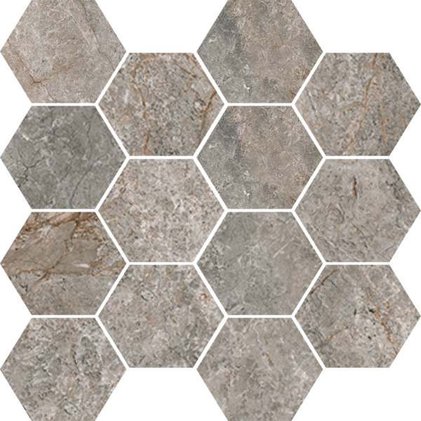 Happy Floors Toscana Beige Natural Porcelain Mosaic | Lowest Price ...