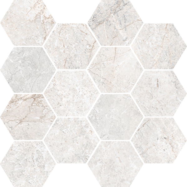 Happy Floors Toscana Perla Natural Porcelain Mosaic | Lowest Price ...