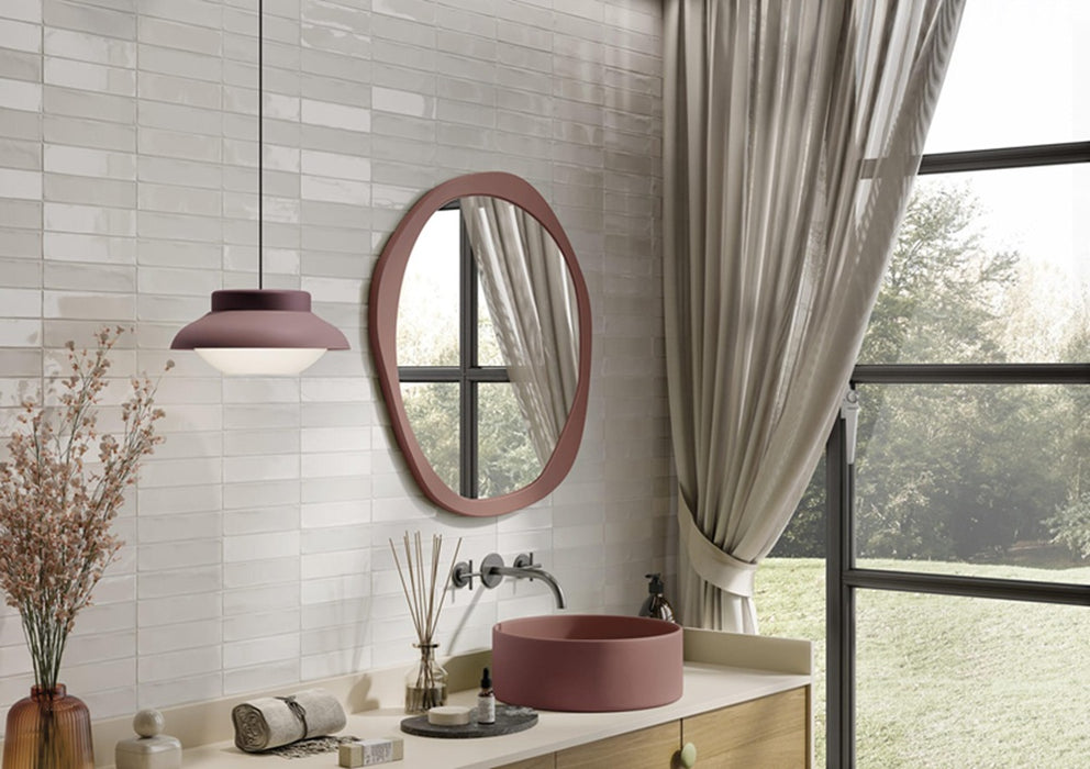 Marrakech Porcelain Total White RNDMARR Tile Glossy 1