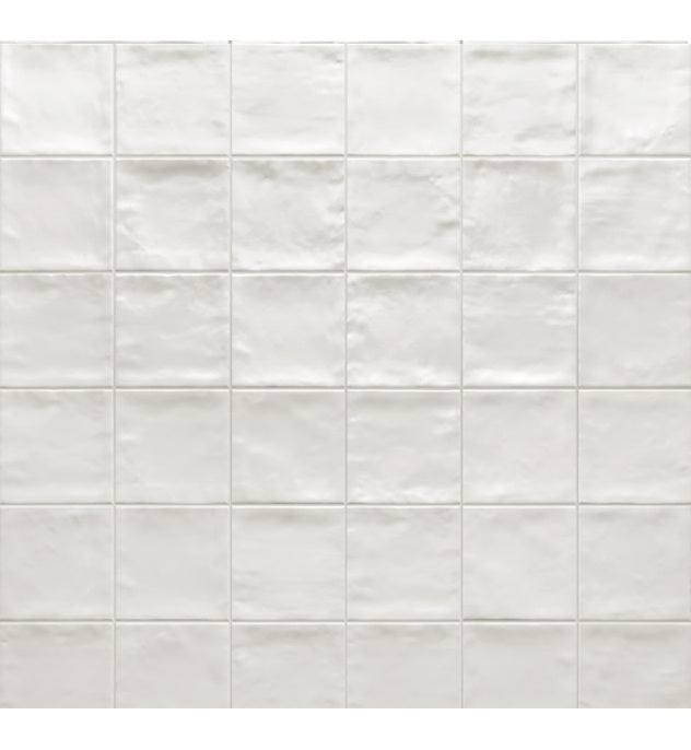 Marrakech Porcelain Total White RNDMARR Tile Satin 1