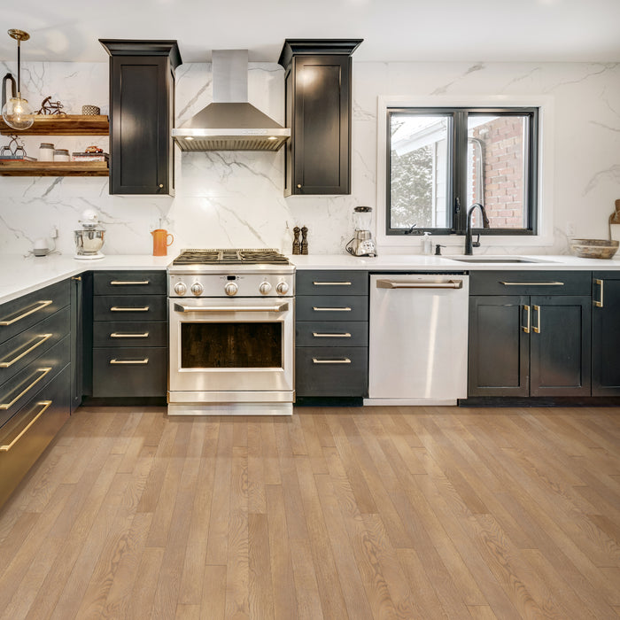 New Traditions Vinyl Cherry Oak Vinyl Plank Embossed 2