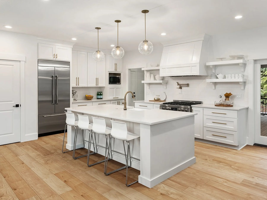 True Teak Wood Bleached Light Rustic Engineered Hardwood Urethane 3