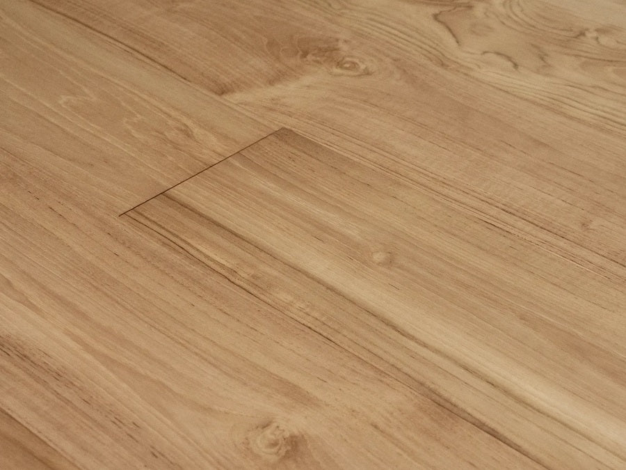 True Teak Wood Bleached Light Rustic Engineered Hardwood Urethane 1