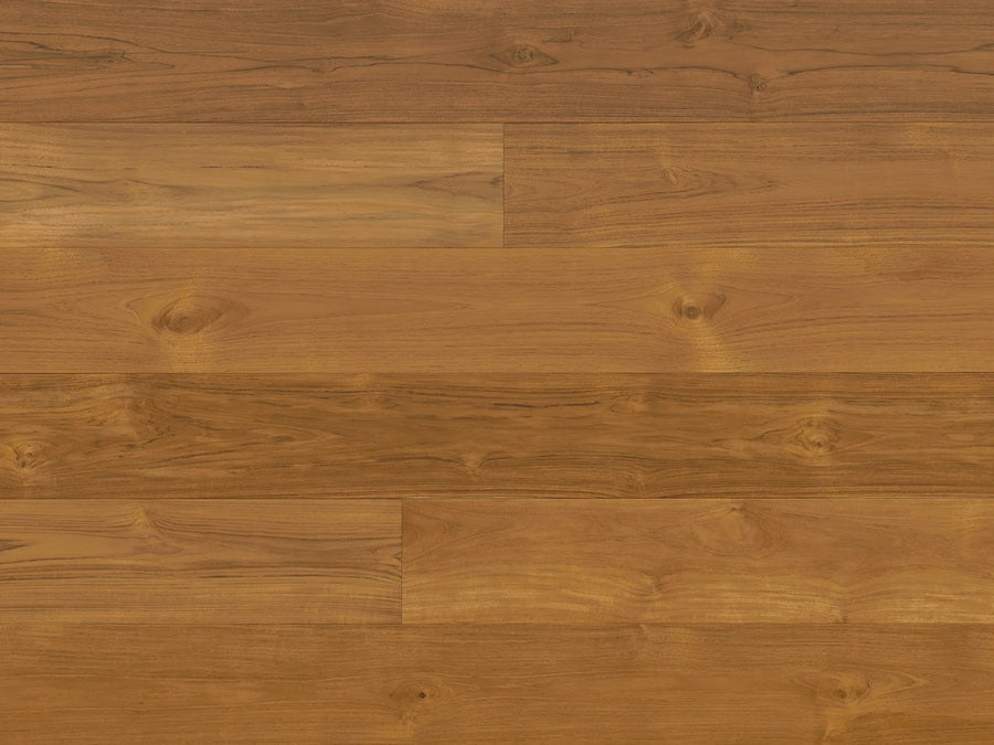 True Teak Wood Natural Light Rustic Engineered Hardwood Urethane 2