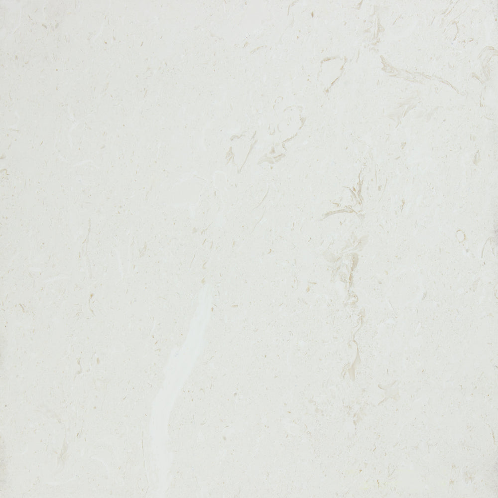 Full Tile Sample - Tuscan White Limestone Tile - 6" x 6" x 3/8" Honed