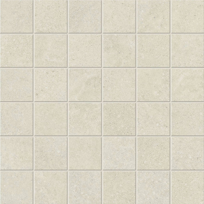 Full Sheet Sample - Tycoon Polar Porcelain Mosaic - 12" x 12" x 8 MM Matte