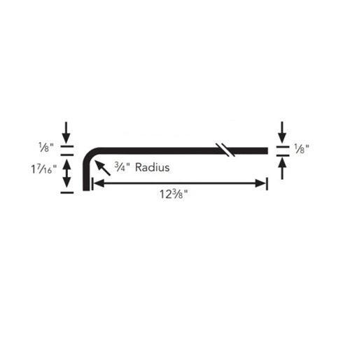 Rubber Black 100 Stair Tread Smooth 2