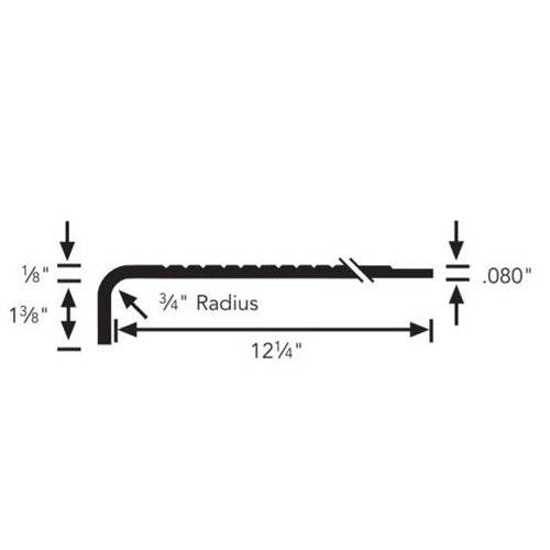 Roppe Asphalt Ribbed Rubber 2