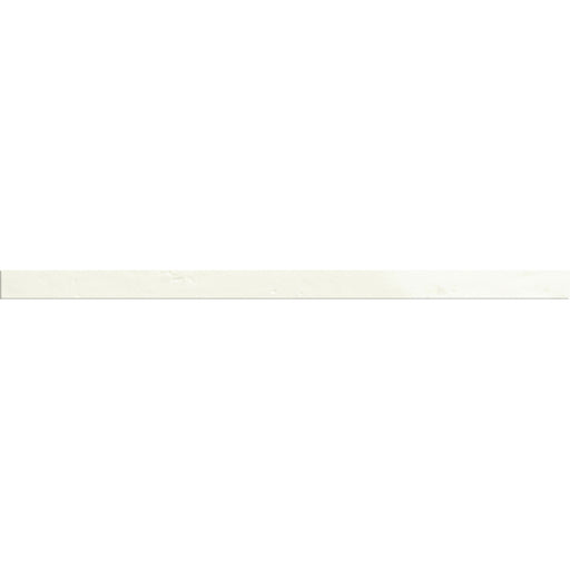 Umbria Bianco Porcelain Floor & Wall Trim - 0.6" x 11.8" Pencil Bullnose