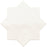 Umbria Bianco Porcelain Mosaic - Star