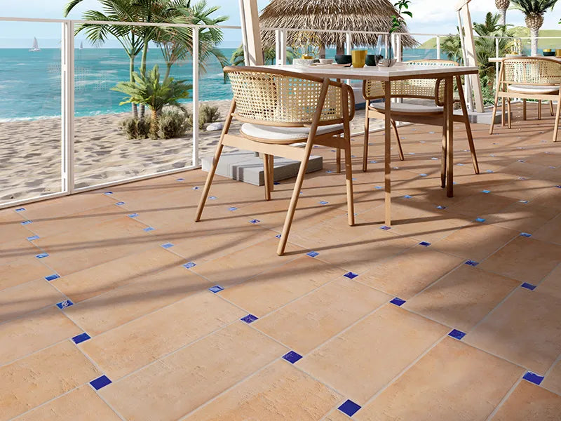 Blue Pixel Porcelain Mosaic Glossy 3