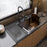 Stainless Steel Stainless Steel Kitchen Sink Satin Brushed 4