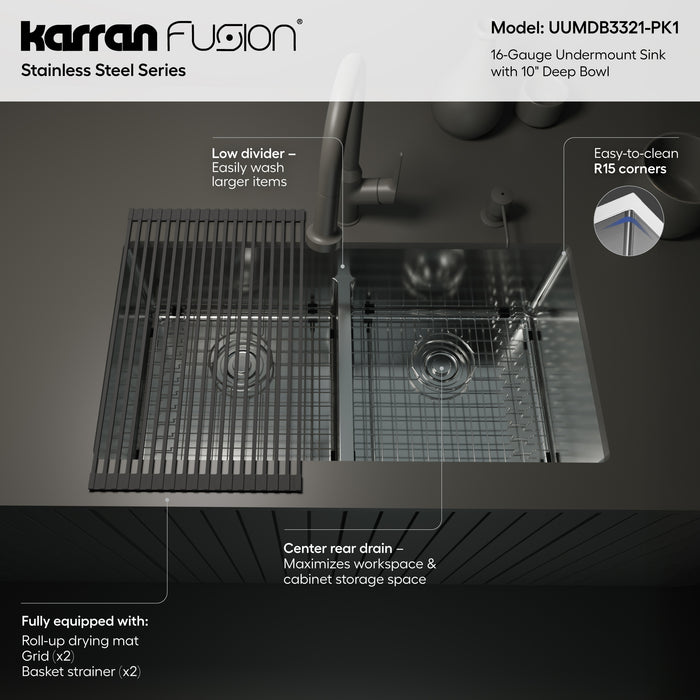 Stainless Steel Stainless Steel Kitchen Sink Satin Brushed 6