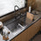 Stainless Steel Stainless Steel Kitchen Sink Satin Brushed 4