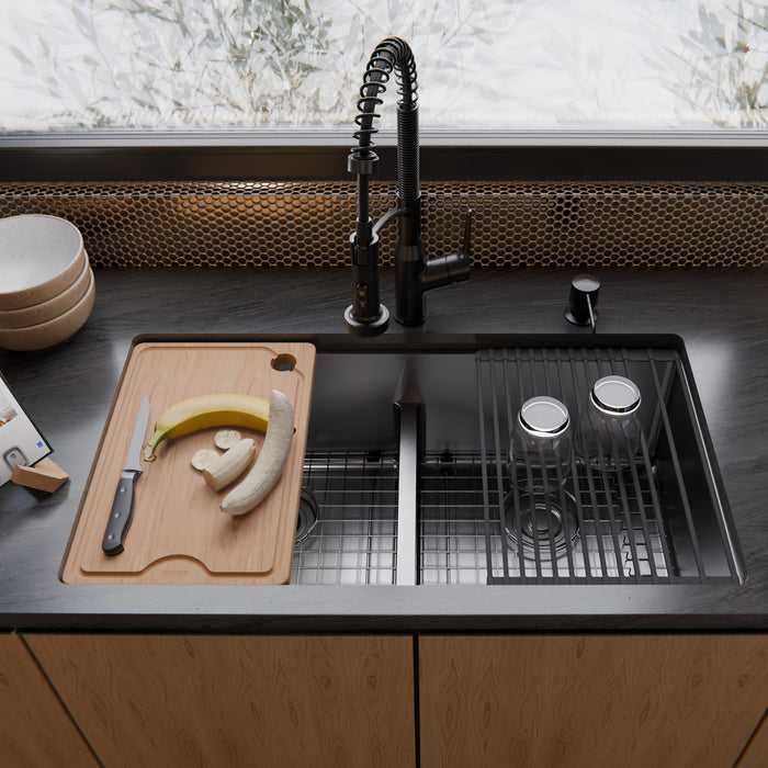 Stainless Steel Stainless Steel Kitchen Sink Satin Brushed 5