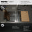 Stainless Steel Stainless Steel Kitchen Sink Satin Brushed 6