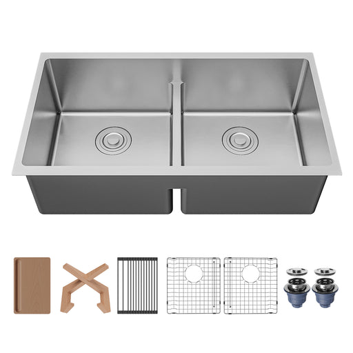 Stainless Steel Stainless Steel Kitchen Sink Satin Brushed 1