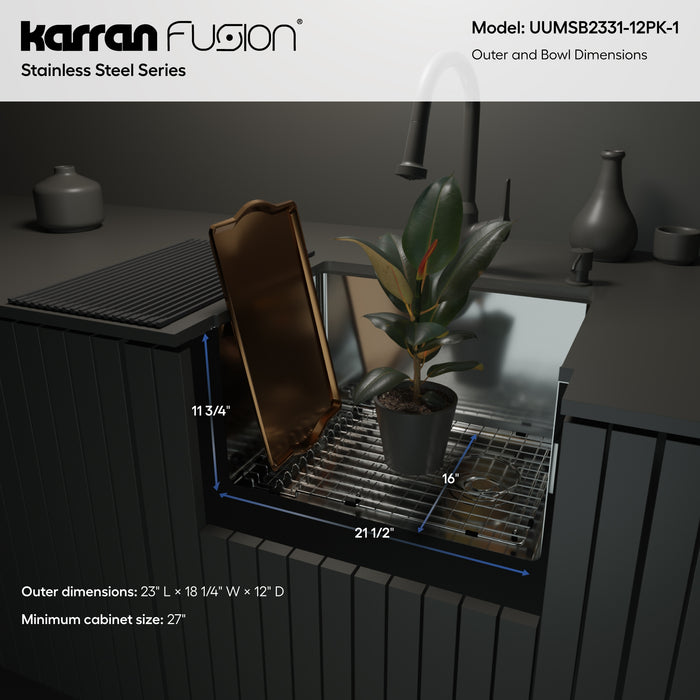 Stainless Steel Stainless Steel Kitchen Sink Satin Brushed 8