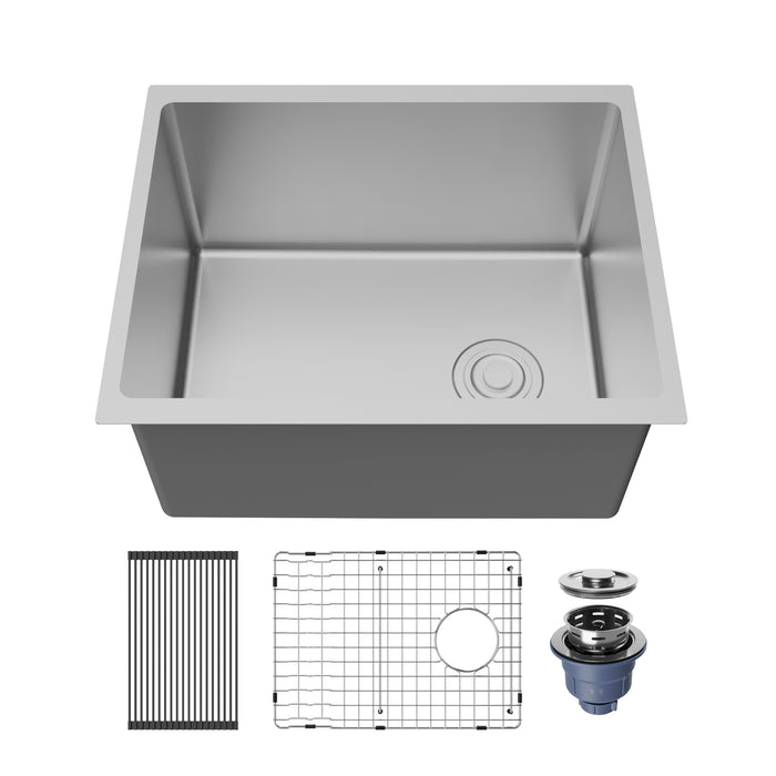 Stainless Steel Stainless Steel Kitchen Sink Satin Brushed 1