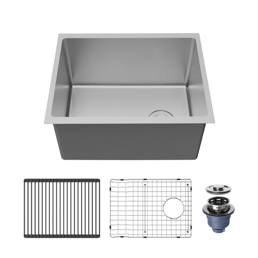 Stainless Steel Stainless Steel Kitchen Sink Satin Brushed 1