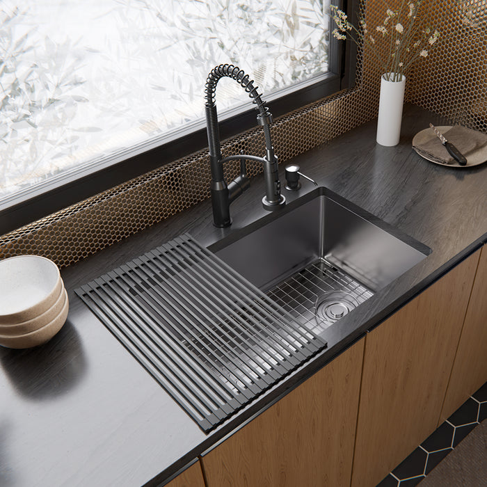 Stainless Steel Stainless Steel Kitchen Sink Satin Brushed 4