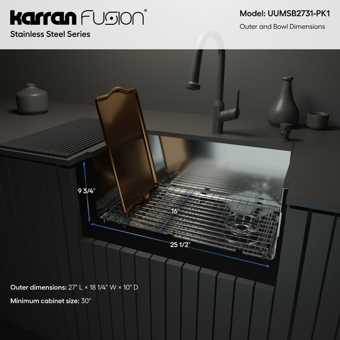 Stainless Steel Stainless Steel Kitchen Sink Satin Brushed 8