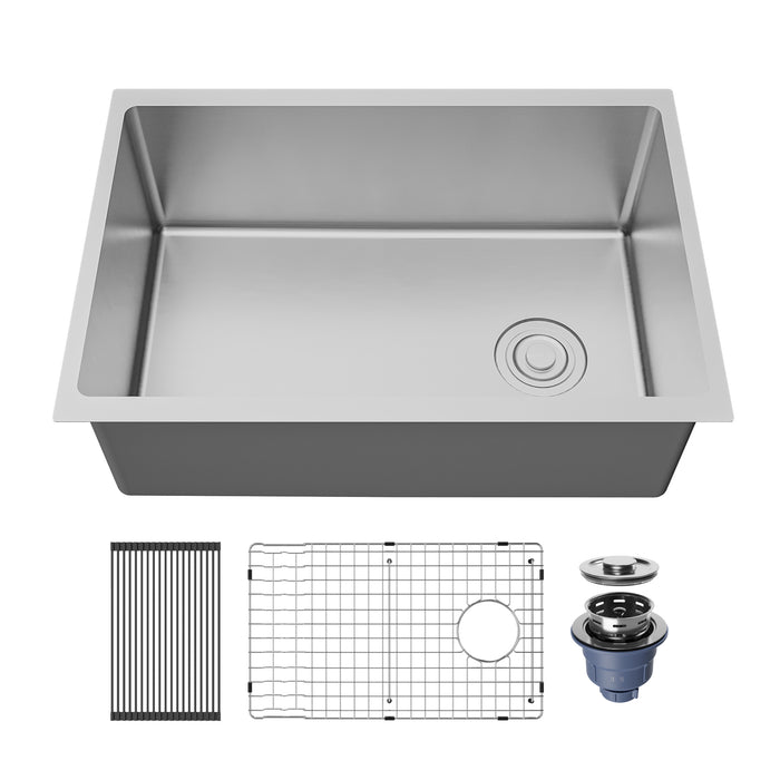 Stainless Steel Stainless Steel Kitchen Sink Satin Brushed 1