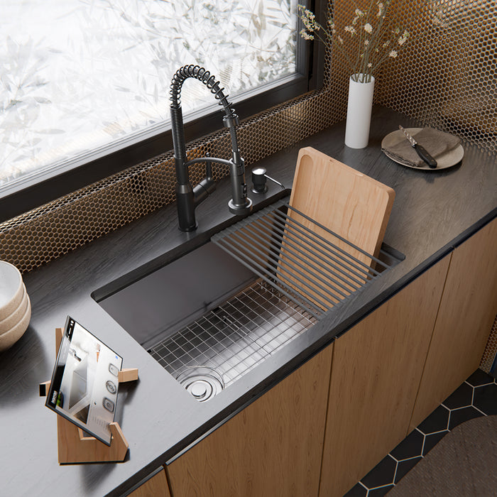 Stainless Steel Stainless Steel Kitchen Sink Satin Brushed 4