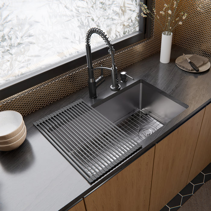 Stainless Steel Stainless Steel Kitchen Sink Satin Brushed 4