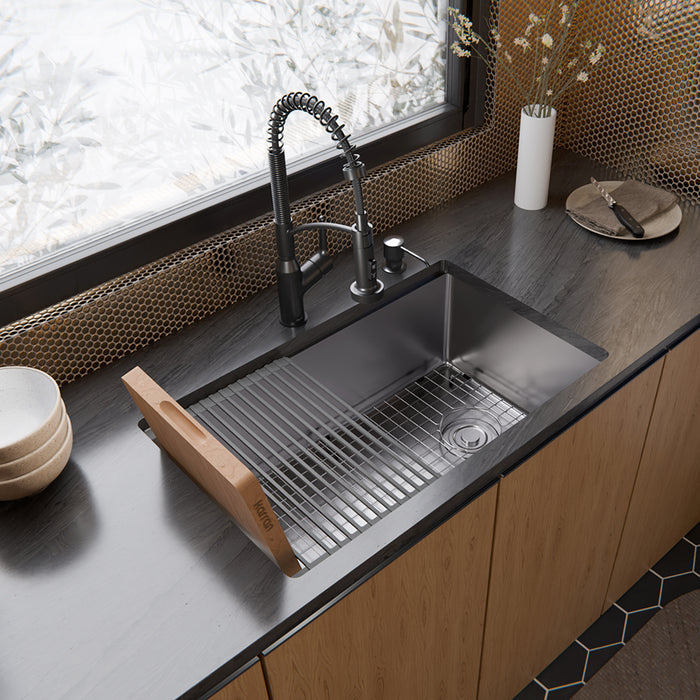 Stainless Steel Stainless Steel Kitchen Sink Satin Brushed 4